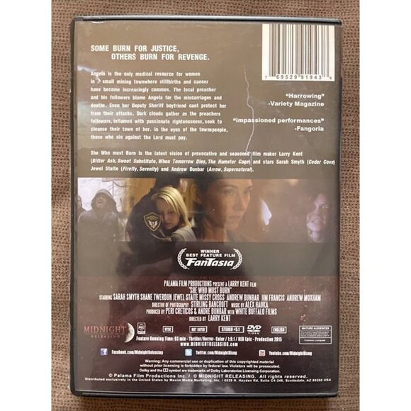 She Who Must Burn - DVD - Sarah Smyth, Jewel Statue, Miss Cross - Picture 2 of 4